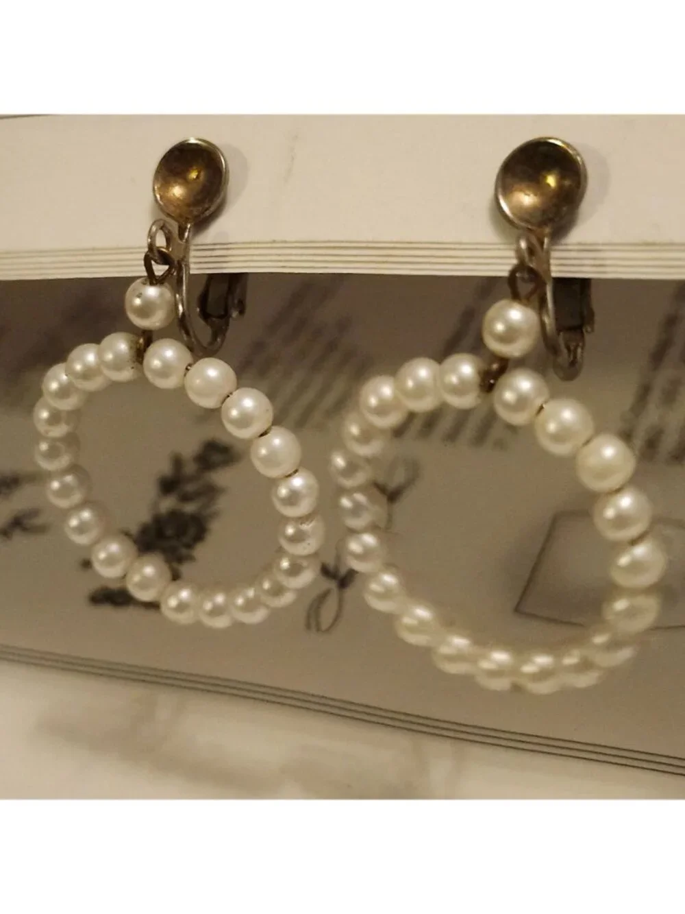 Vintage clip earrings